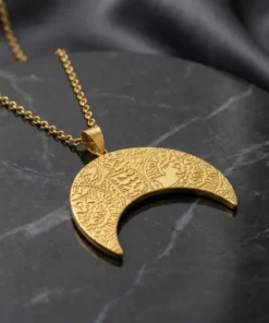Alternative view of 21K Pendant Crescent - 7.57g