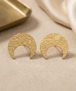 Alternative view of 21K Handcrafted Luxury Earrings - 8.1g