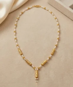 21K Pearl Radiance Necklace - 22.33g