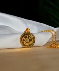 22K Pendant Lira - 7.66g