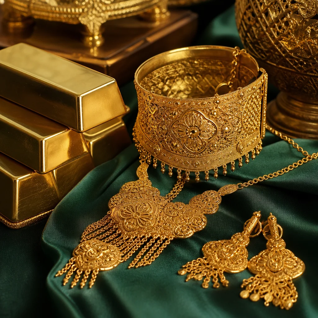Illustration of Khasah Gold Heirloom: A Treasure of Gulf Heritage | Sultan Gold