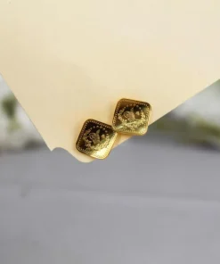 22K Earrings Mio Amato 1/2 Lira - 8.4g