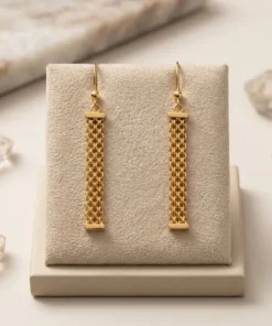 21K Handcrafted Luxury Earrings - 2.53g
