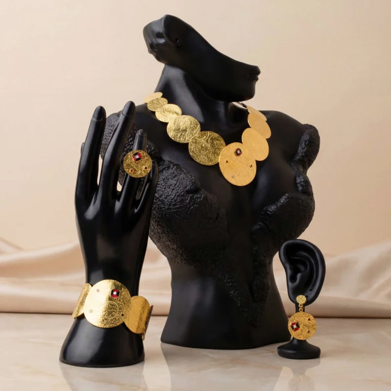 21K Handcrafted Luxury Full Set - 76.81g