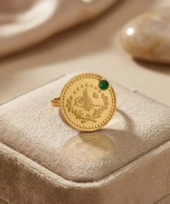 22K Heritage Leera Coin Ring - 9.61g