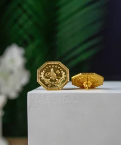 ⁦22K Earrings  1/2 Lira - 8.21g⁩ - الصورة ⁦3⁩
