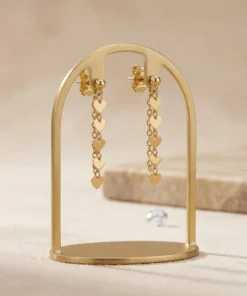 21K Handcrafted Luxury Earrings - 1.63g - Image 3