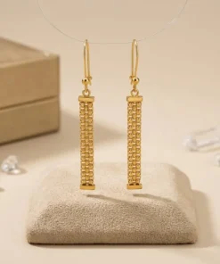 Alternative view of 21K Handcrafted Luxury Earrings - 2.53g