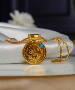 Alternative view of 22K Pendant Lira - 8.93g