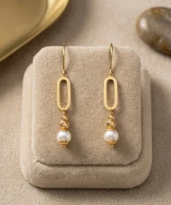 Alternative view of 21K Handcrafted Luxury Earrings - 3.57g