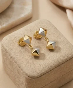 21K Handcrafted Luxury Earrings - 2.59g