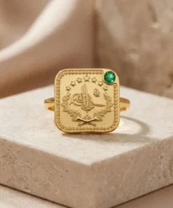 22K Heritage Leera Coin Ring - 9.56g