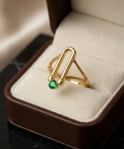 21K Handcrafted Luxury Ring - 2.71g