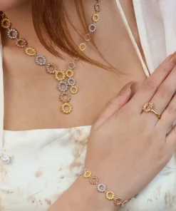 21K Roza Gold Set - 65.82g - Image 3