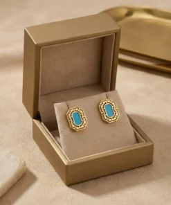 21K Handcrafted Luxury Earrings - 5.79g