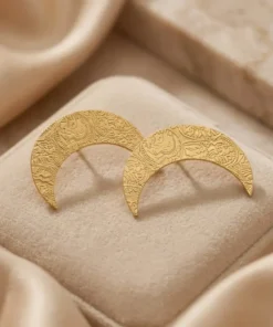 21K Handcrafted Luxury Earrings - 12.88g