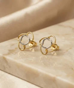 21K Handcrafted Luxury Earrings - 4.68g