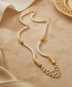 21K Pearl Radiance Necklace - 18.69g