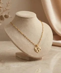 21K Romantic Heart Pendant - 1.25g