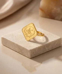 Alternative view of 22K Heritage Leera Coin Ring - 9.4g