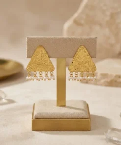 Alternative view of 21K Handcrafted Luxury Earrings - 6.94g