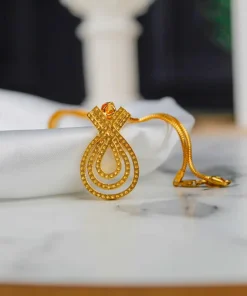 21K Romantic Heart Pendant - 5.88g