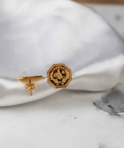 Alternative view of 22K Earrings 1/4 Lira - 4.68g