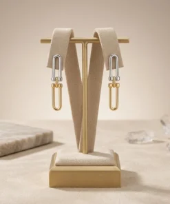 21K Handcrafted Luxury Earrings - 4.8g