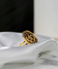 Alternative view of 22K Ring 1/4 Lira - 3.45g