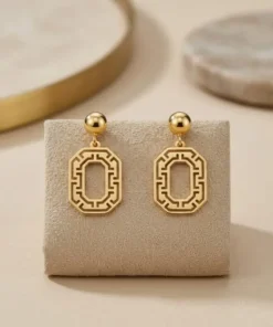 Alternative view of 21K Handcrafted Luxury Earrings - 4.57g