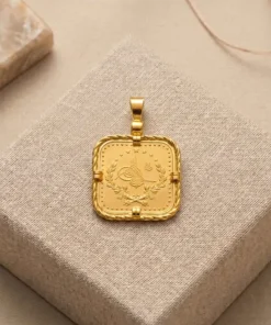 Alternative view of 22K Heritage Leera Coin Pendant - 10.95g
