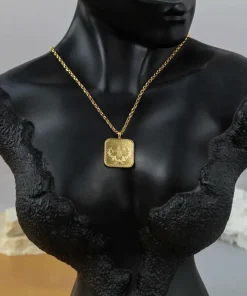 Alternative view of 22K Pendant Lira - 7.66g