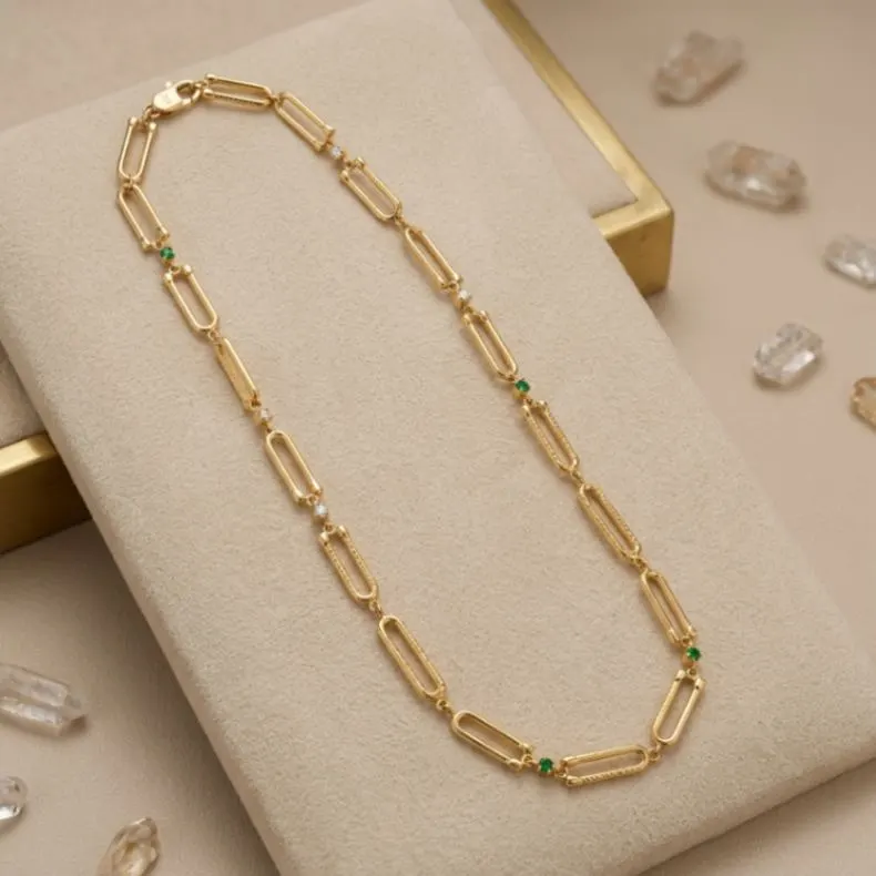 21K Handcrafted Luxury Necklace - 17.78g