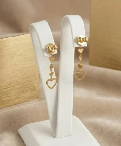 Alternative view of 21K Handcrafted Luxury Earrings - 1.55g