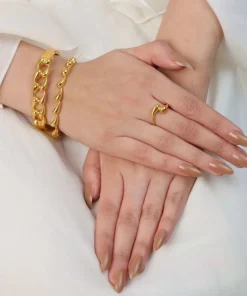 ⁦21K Gold Droplet Set - 57.21g⁩ - الصورة ⁦4⁩