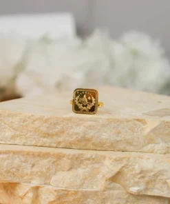 ⁦22K Ring 1/2 Lera - 5.1g⁩ - الصورة ⁦3⁩