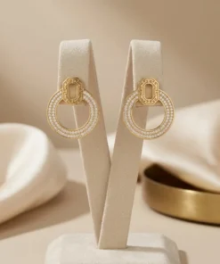 Alternative view of 21K Handcrafted Luxury Earrings - 8.41g