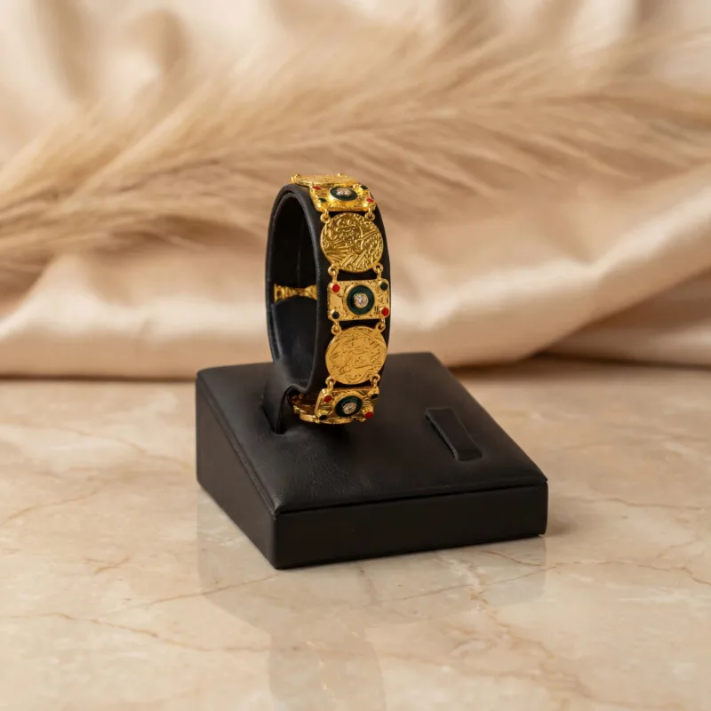 21K Handcrafted Luxury Bracelet - 15.17g
