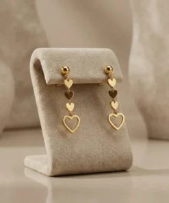 21K Handcrafted Luxury Earrings - 1.55g