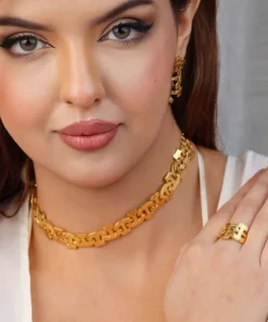 Alternative view of 21K Retaj Gold Set - 63.03g