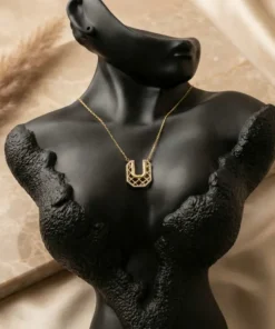 18K "Arc Of Luxury" Necklace - 6.32g - الصورة 3